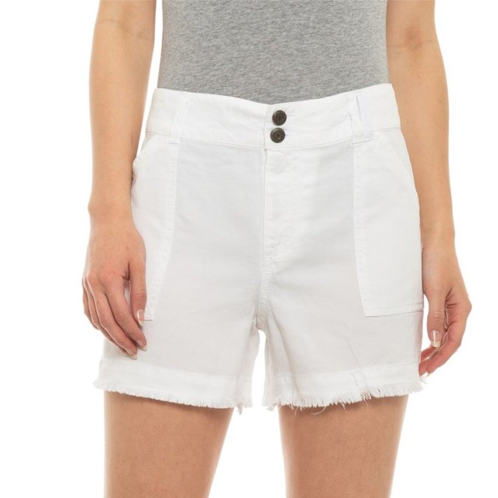 Marrakech Anthropologie Jake Shorts Women’s Size 25 White Frayed Hem NWT